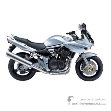 Suzuki GSF1200S BANDIT 2004 - Zilver - Sonic Silver Metallic