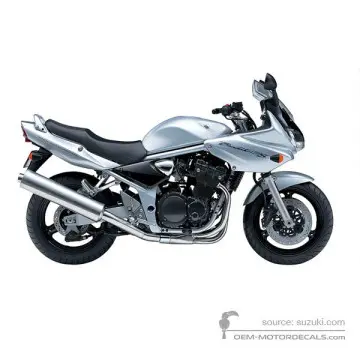 Suzuki GSF1200S BANDIT 2005 - Zilver - Sonic Silver Metallic
