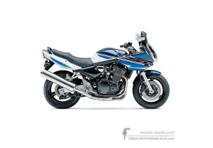 Stickers voor Suzuki GSF1200S BANDIT 2005 - Blauw • Suzuki OEM Stickers