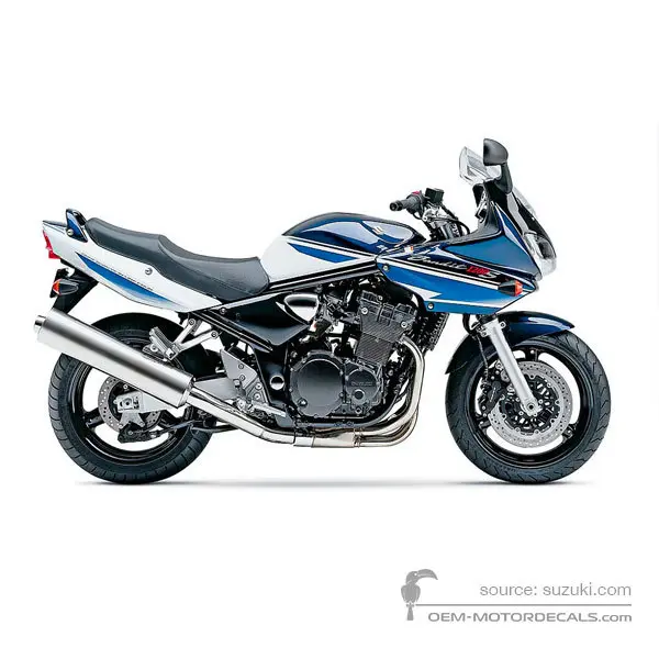 Suzuki GSF1200S BANDIT 2005 - Azul - Dark Blue / Pearl White Limited Edition