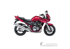 Stickers voor Suzuki GSF1200S BANDIT 2006 - Rood • Suzuki OEM Stickers