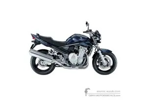 Decals for Suzuki GSF1250N BANDIT 2007 - Blue • Suzuki OEM Decals