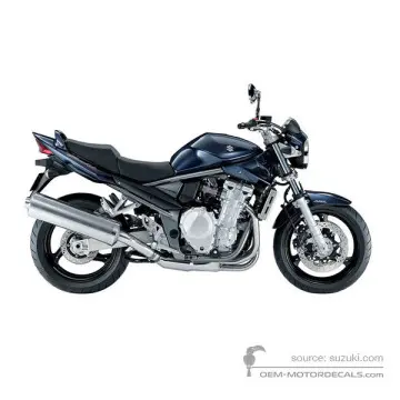 Suzuki GSF1250N BANDIT 2007 - Blu - Graphite Blue Metallic