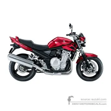 Suzuki GSF1250N BANDIT 2007 - Rosso - Candy Sonoma Red