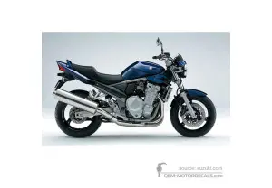 Decals for Suzuki GSF1250N BANDIT 2008 - Blue • Suzuki OEM Decals