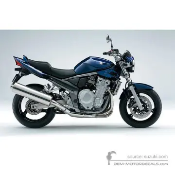 Suzuki GSF1250N BANDIT 2008 - Blauw - Suzuki Deep Blue No. 2