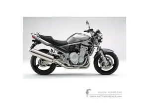 Adesivi per Suzuki GSF1250N BANDIT 2008 - Grigio • Suzuki Adesivi OEM