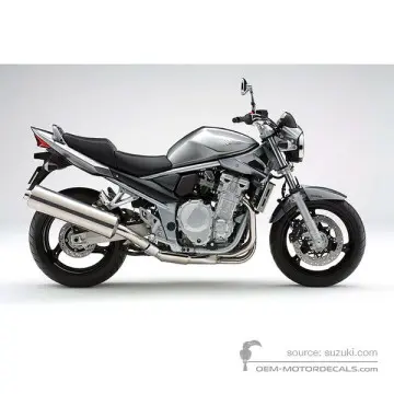 Suzuki GSF1250N BANDIT 2008 - Szary - Oort Gray Metallic