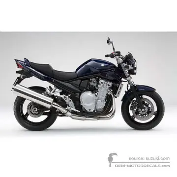 Suzuki GSF1250N BANDIT 2008 - Niebieski - Candy Indy Blue
