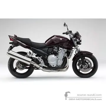 Suzuki GSF1250N BANDIT 2009 - Rojo - Candy Dark Cherry Red