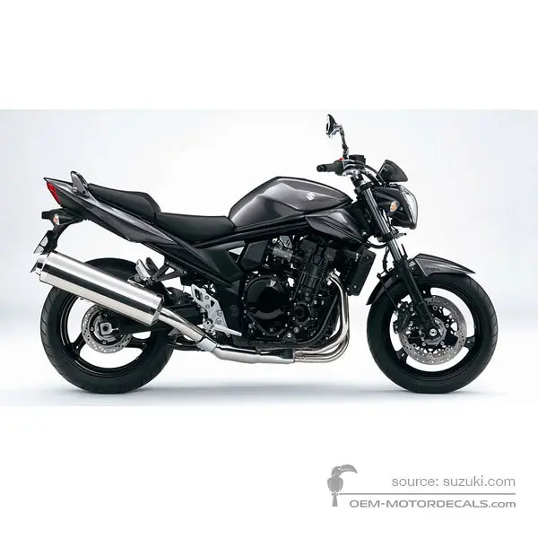 Suzuki GSF1250N BANDIT 2010 - Grijs - Thunder Gray Metallic