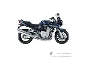 Adesivi per Suzuki GSF1250S BANDIT 2007 - Blu • Suzuki Adesivi OEM