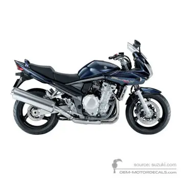 Suzuki GSF1250S BANDIT 2007 - Blu - Graphite Blue Metallic