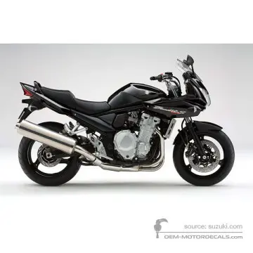 Suzuki GSF1250S BANDIT 2007 - Czarny - Pearl Nebular Black