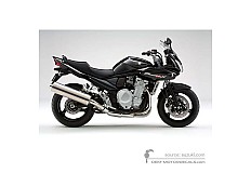 Stickers voor Suzuki GSF1250S BANDIT 2008 - Zwart • Suzuki OEM Stickers