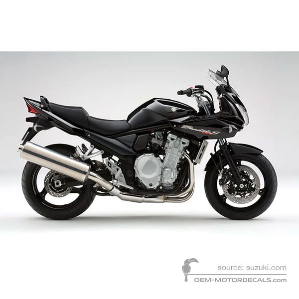 Adesivi per Suzuki GSF1250S BANDIT 2008 - Nero • Suzuki Adesivi OEM