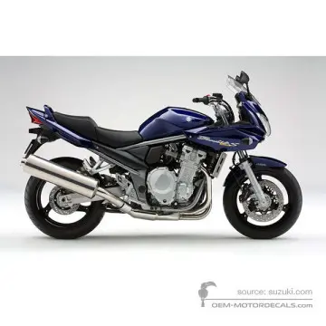 Suzuki GSF1250S BANDIT 2008 - Blauw - Suzuki Deep Blue No. 2