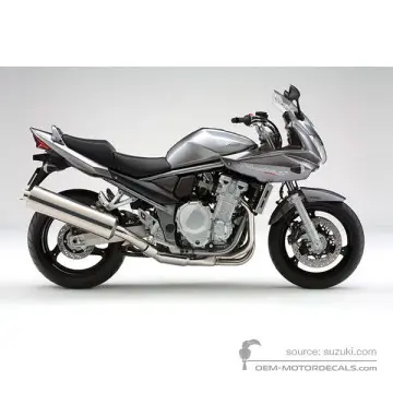 Suzuki GSF1250S BANDIT 2008 - Srebrny - Oort Gray Metallic