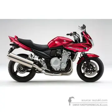 Suzuki GSF1250S BANDIT 2008 - Rosso - Candy Sonoma Red