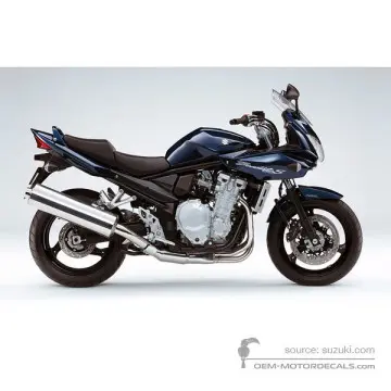 Suzuki GSF1250S BANDIT 2009 - Niebieski - Candy Indy Blue