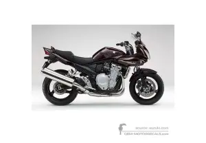 Autocollants pour Suzuki GSF1250S BANDIT 2009 - Rouge • Suzuki Autocollants OEM