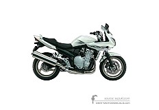 Stickers voor Suzuki GSF1200S BANDIT Limited Edition 2009 - Wit • Suzuki OEM Stickers