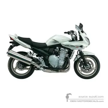 Suzuki GSF1200S BANDIT Limited Edition 2009 - White - Pearl Mirage White