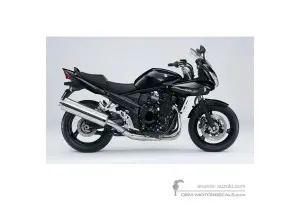 Autocollants pour Suzuki GSF1250S BANDIT 2010 - Noir • Suzuki Autocollants OEM