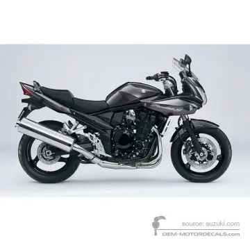 Suzuki GSF1250S BANDIT 2010 - Grijs - Thunder Gray Metallic