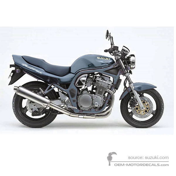 Aufkleber für Suzuki GSF600N BANDIT 1996 - Grün • Suzuki OEM-Aufkleber