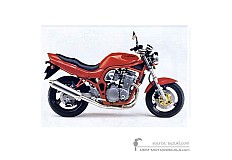 Autocollants pour Suzuki GSF600N BANDIT 1999 - Orangé • Suzuki Autocollants OEM