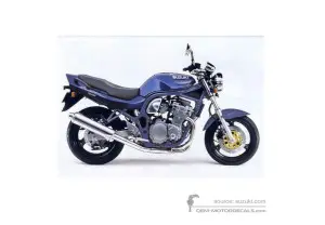 Adesivi per Suzuki GSF600N BANDIT 1999 - Blu • Suzuki Adesivi OEM