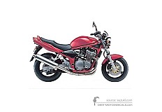 Autocollants pour Suzuki GSF600N BANDIT 2001 - Rouge • Suzuki Autocollants OEM