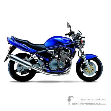 Suzuki GSF600N BANDIT 2003 - Blauw - Pearl Deep Blue No. 2