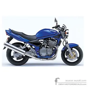 Suzuki GSF600N BANDIT 2004 - Azul - Pearl Medium Blue No. 2