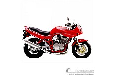 Autocollants pour Suzuki GSF600S BANDIT 1997 - Rouge • Suzuki Autocollants OEM