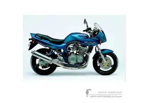 Adesivi per Suzuki GSF600S BANDIT 1997 - Blu • Suzuki Adesivi OEM