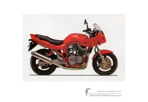 Adesivi per Suzuki GSF600S BANDIT 1998 - Rosso • Suzuki Adesivi OEM