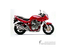 Naklejki do Suzuki GSF600S BANDIT 1999 - Czerwony • Suzuki Naklejki OEM