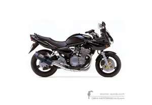 Adesivi per Suzuki GSF600S BANDIT 2000 - Nero • Suzuki Adesivi OEM