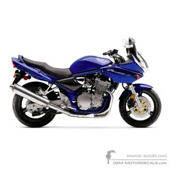 Suzuki GSF600S BANDIT 2001 - Bleu - Candy Grand Blue