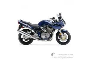 Naklejki do Suzuki GSF600S BANDIT 2002 - Niebieski • Suzuki Naklejki OEM