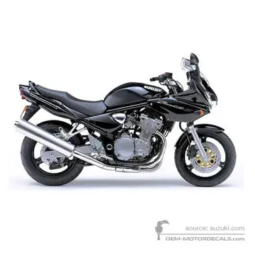 Suzuki GSF600S BANDIT 2002 - Nero - Pearl Novelty Black 33J