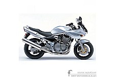 Decals for Suzuki GSF600S BANDIT 2004 - Silver • Suzuki OEM Decals