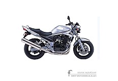 Aufkleber für Suzuki GSF650N BANDIT 2005 - Silber • Suzuki OEM-Aufkleber