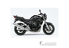 Aufkleber für Suzuki GSF650N BANDIT 2005 - Schwarz • Suzuki OEM-Aufkleber