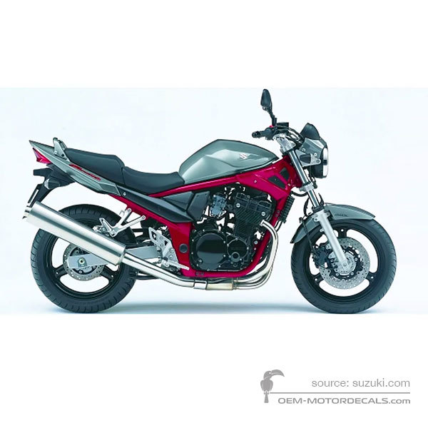 Aufkleber für Suzuki GSF650N BANDIT 2006 - Grau • Suzuki OEM-Aufkleber