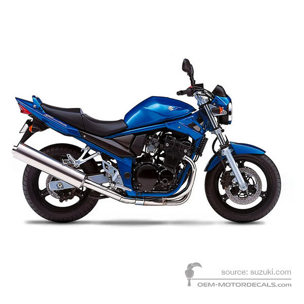 Aufkleber für Suzuki GSF650N BANDIT 2006 - Blau • Suzuki OEM-Aufkleber