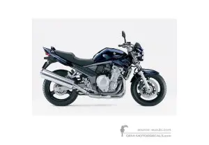 Pegatinas para Suzuki GSF650N BANDIT 2007 - Azul • Suzuki Pegatinas OEM