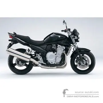 Suzuki GSF650N BANDIT 2007 - Czarny - Pearl Nebular Black